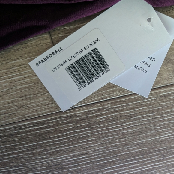 Just Fab Twist Neck Top XXL - Picture 3 of 5